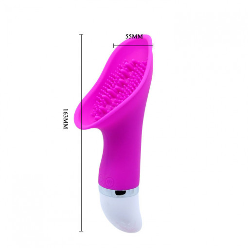 Vibrator clitoris din silicon Pretty Love Claude 16cm - Img 5