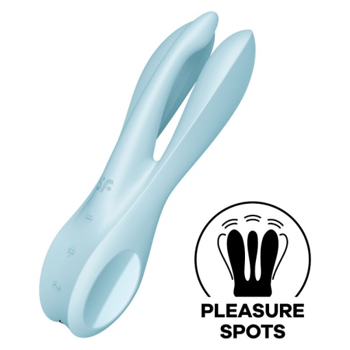 Vibrator cu 3 brate flexibile Satisfyer Threesome1 - 12 moduri de vibratie - Img 4