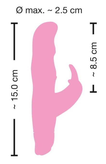 Vibrator cu 7 moduri de vibratie Magic-Minis G-Bunny - Img 4