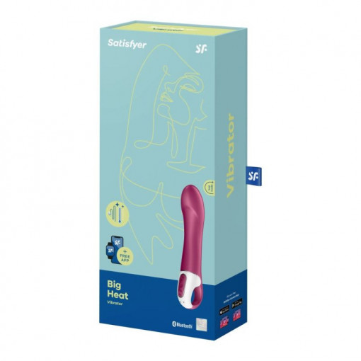 Vibrator cu incalzire Satisfyer Big Heat (22cm) - Img 2