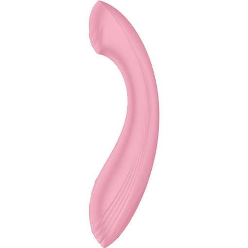 Vibrator curbat punctul G Satisfyer G-Force pink (19cm) - Img 4