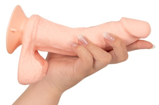 Vibrator flexibil realist cu ventuza, 10 moduri de vibratie Bendable RC Vibrator (21,5 cm) - Img 3