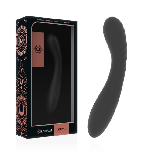 Vibrator G-spot 10 moduri de vibratii Rithual Kira Negru - Img 8