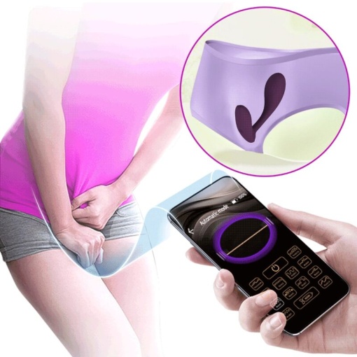 Vibrator G-Spot din silicon, cu aplicatie PRETTY LOVE BAIRD LILA - Img 4