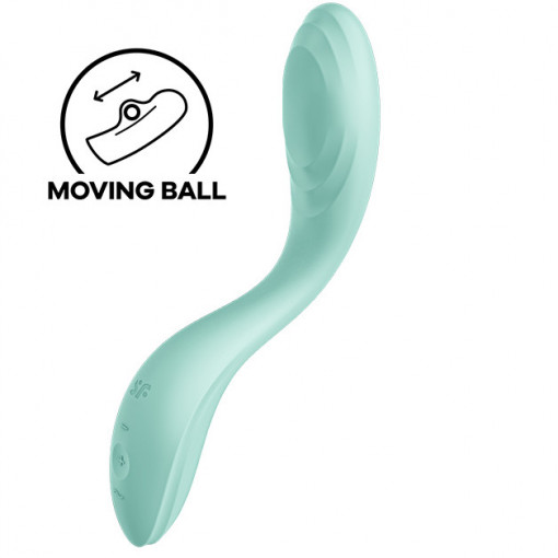 Vibrator inovator pentru punctul G Satisfyer Rrrolling Pleasure mint (22cm) - Img 3