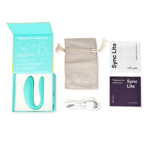 Vibrator inteligent pentru stimularea clitorisului, turcoaz We-Vibe Sync Lite - Img 6