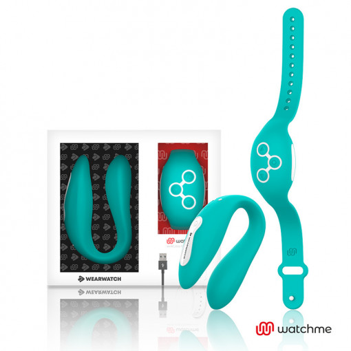 Vibrator inteligent Wearwatch - dual technology Watchme light green vibrator