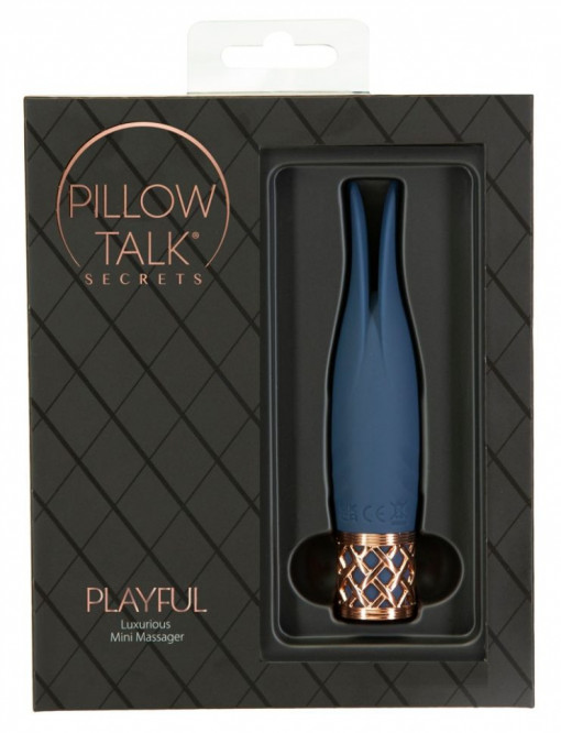 Vibrator lay-on cu 2 varfuri vibrante Playful (12,7 cm) - Img 3