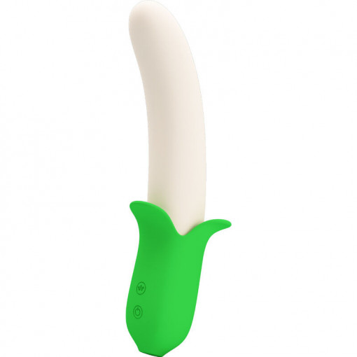 Vibrator multifunctional din silicon PRETTY LOVE BANANA KNIGHT (19.5cm) - Img 5