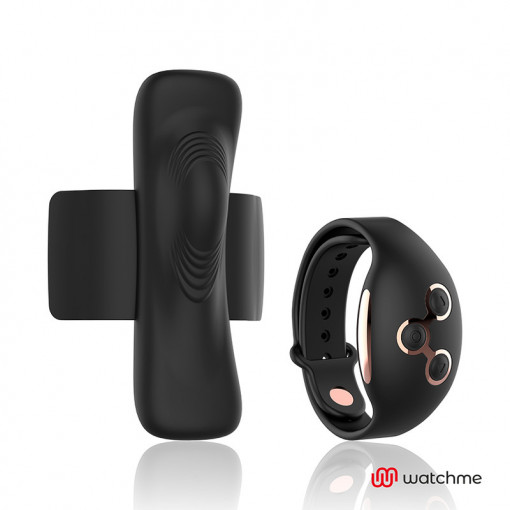 Vibrator pentru chiloti ANNE'S DESIRE -Panty Pleasure wireless technology Watchme black/gold - Img 2