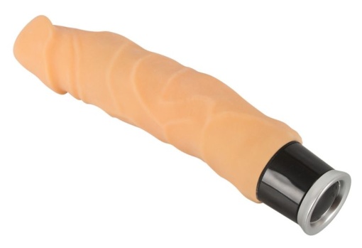 Vibrator realist, flexibil, Big Vibe (23 cm) - 8 functii vibratie - Img 4