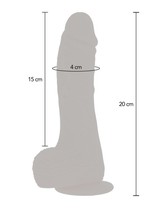 Vibrator realistic 8 moduri de rotație, 6 moduri de pulsatii si 2 viteze de vibratii Dildo (20 cm) - Img 3
