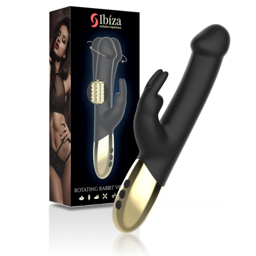 Vibrator rotativ cu stimulare simultană a punctului G și a clitorisului 10 moduri de vibratii Ibiza - Img 5