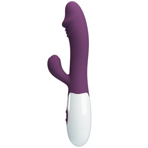 Vibrator stimulator punct G si clitoris Pretty Love - Snappy G-Spot Vibrator Purple 30 funcții de vibrație - Img 4