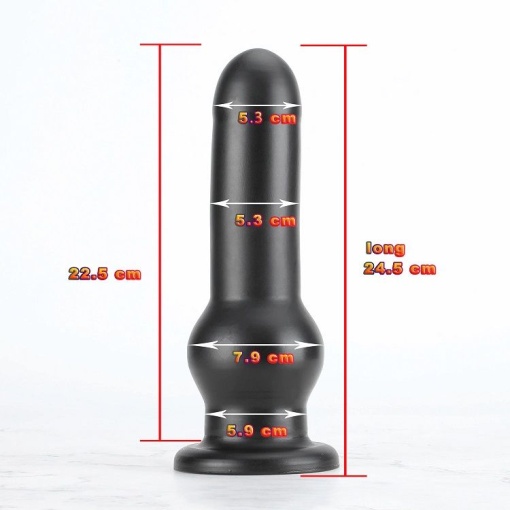 X-MEN Butt Plug Black 24.5cm - Img 3