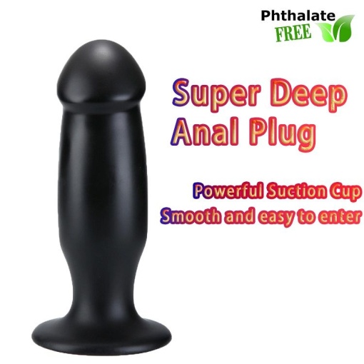 X-MEN Butt Plug Black 25cm x 7.7cm - Img 3