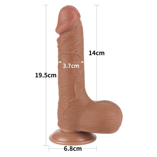 7.5'' Sliding Skin Dual Layer Dong Brown III (19.5cm) - Img 2
