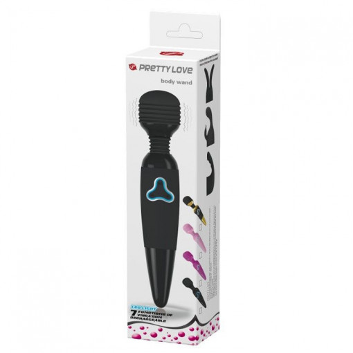 Aprata masaj Vibrator PRETTY LOVE - BODY WAND reincarcabil - Img 2