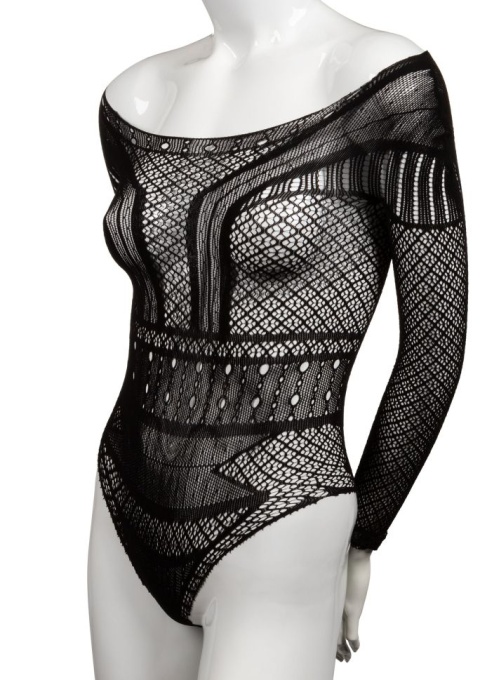 Body negru Scandal Plus Size Off - Img 3