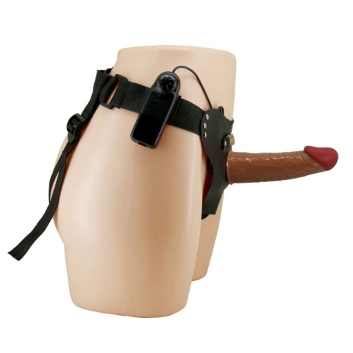 Centura Penis Pretty Love Stark Brown cu vibratii - Img 4