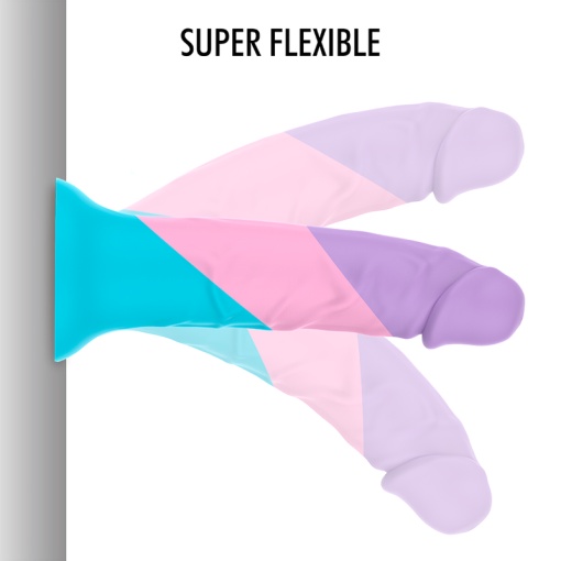 Dildo cu ventuza din silicon super flexibil MYTHOLOGY - ASHER PASTEL DILDO marime M - Img 2