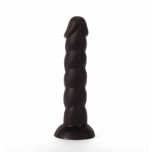 Dildo cu ventuza X-MEN 8.5" Dildo Colours Pleasure Black 2 (21.6cm) - Img 4