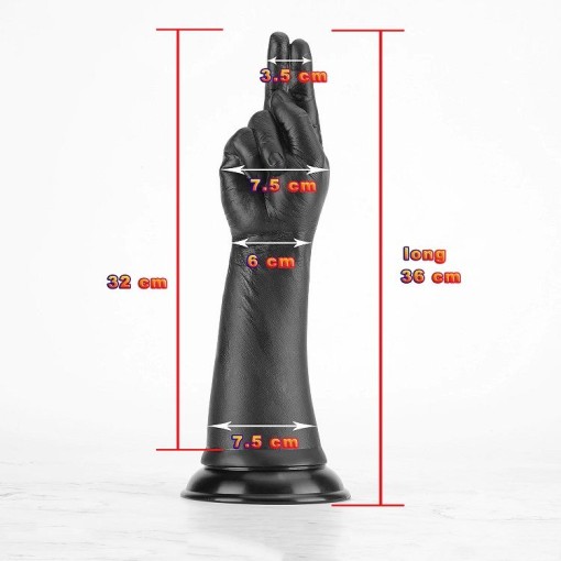Dildo de dimensiuni gigantice X-MEN 13.9" Realistic Fist 36cmx 7.5cm