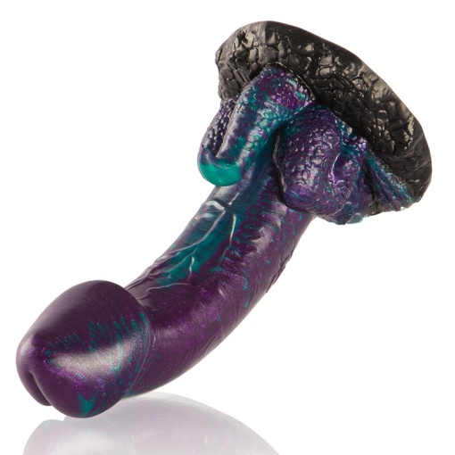 Dildo din silicon forma fantezista EPIC EPIC - BASILISK DILDO DOUBLE SCALY PLEASURE SMALL SIZE - Img 3