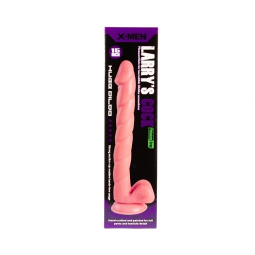 Dildo mare forma realista cu ventuza X-MEN Larry’s Cock Flesh 33cm x 3.5cm - Img 4