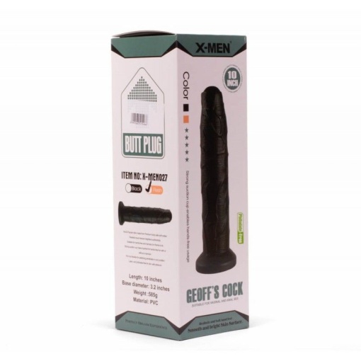 Dildo realistic de dimensiuni gigantice X-MEN Geoff's Cock Flesh (25.4cm) - Img 4
