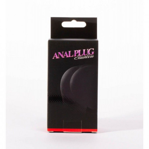 Dop anal Stainless Anal Plug M (8.5cm) - Img 2