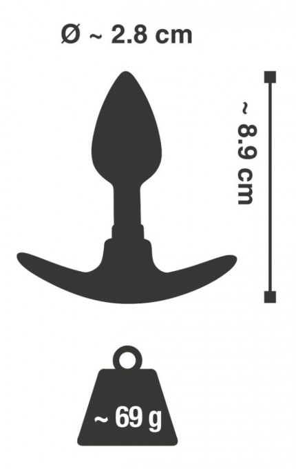Dop metalic cu maner din silicon Metal Plug (8,9 cm) - Img 2