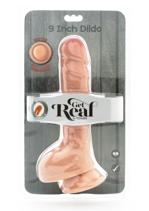 Dual Density Dildo 9inch Balls - Img 2
