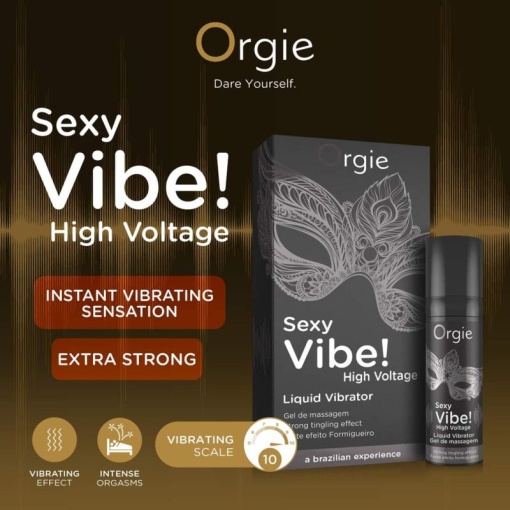 Gel intim extra puternic, Sexy Vibe, 15 ml, Orgie - Img 3