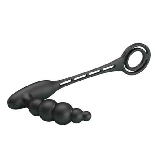 Inel penis cu vibrator de prostata cu 12 functii de vibratie Pretty Love Vibration Penis Sleeve III - Img 3