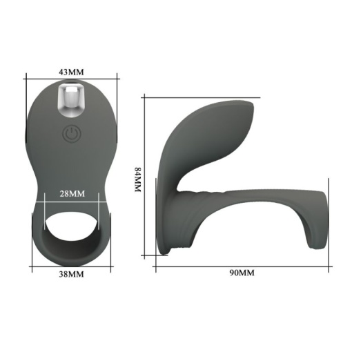 Inel penis vibrator Master Ring IV - Img 3