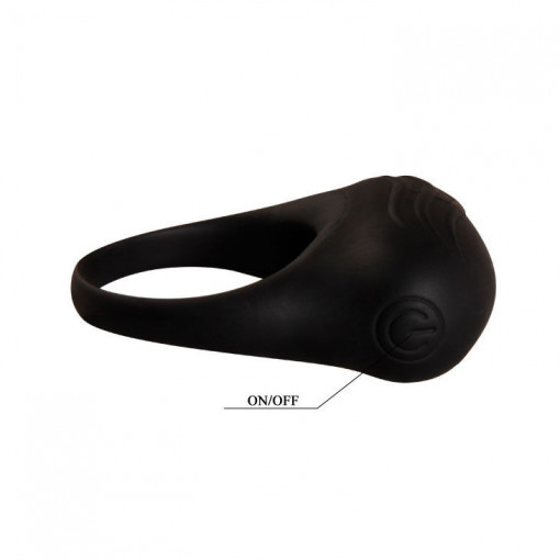 Inel pentru penis din silicon moale cu vibratie puternica PRETTY LOVE - BERTRAM - Img 7