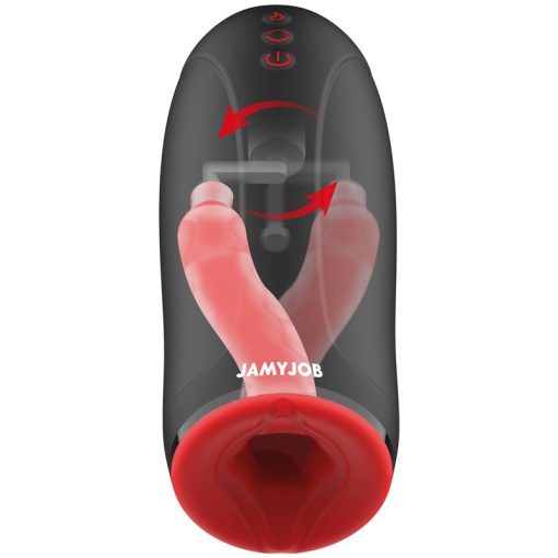 MAsturbator cu incalzire, vibratii si rotatii JamyJob SWING-R - Img 6