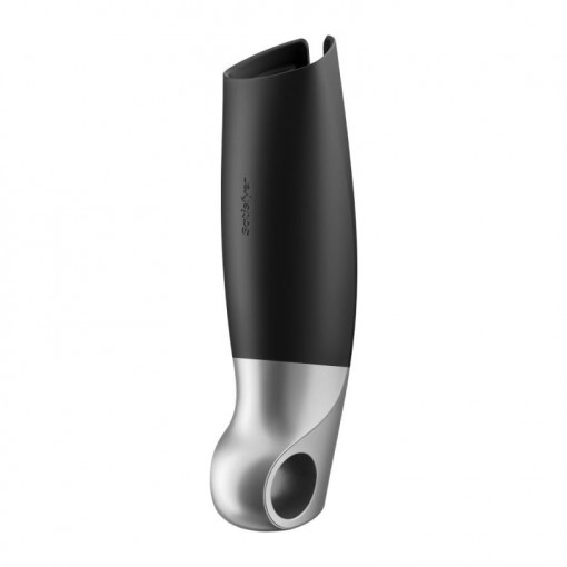 Masturbator cu vibratii Satisfyer Power Masturbator black silver - Img 4