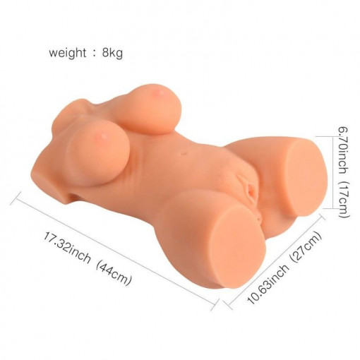 Masturbator Emma Half Body Sex Doll Marime Mare 44cm - Img 2