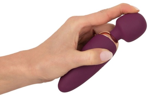 Mini bagheta de masaj 10 moduri de vibratie Petite Wand Purple - Img 2
