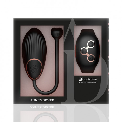 Ou vibrator inteligent cu telecomanda ANNE'S DESIRE - WATCHME BLACK/GOLD - Img 6