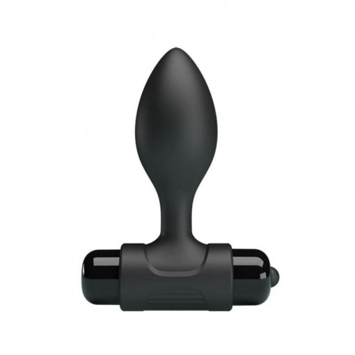 Plug anal cu vibratii Butt Plug Vibratii - Incepatori (8.6cm x 2.7cm) - Img 2