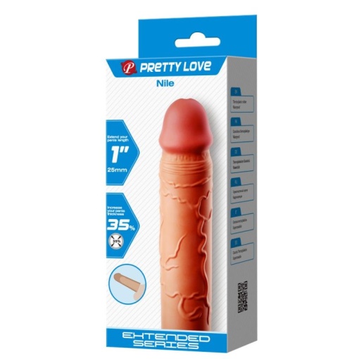Prelungitor penis Pretty Love Nile + 2.5cm - Img 4