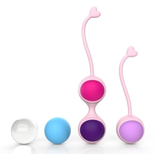 Set bile Kegel din silicon Beautiful Kegel Balls I - Img 3