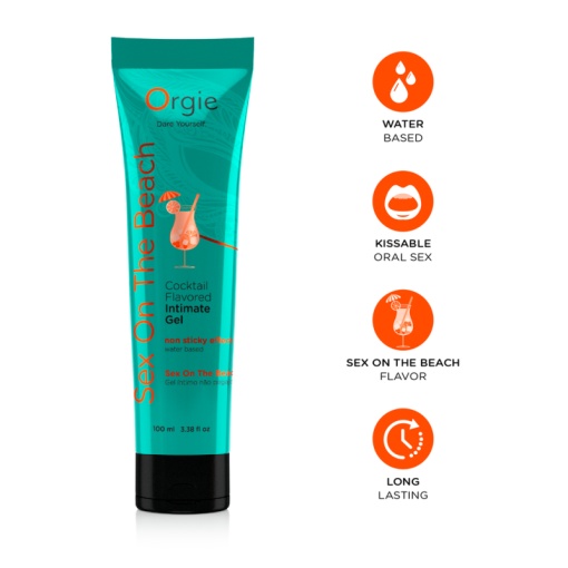 Sex on the Beach Lube Tube -100ml - Img 2