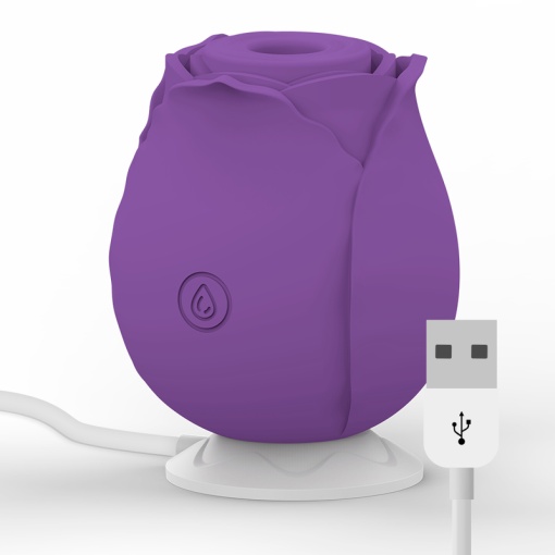 Stimulator pompa de aspiratie pentru clitoris MIA Rose Air Wave Purple 10 moduri de aspiratie - Img 6