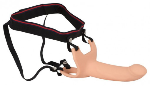 Strap-on din silicon moale Silicone Strap-on 19cm - Img 3