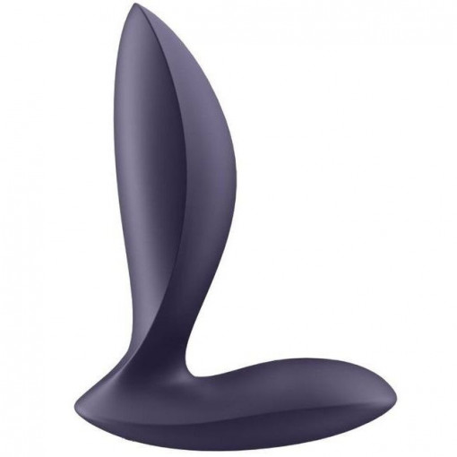 Vibrator anal 12 programe de vibratie Satisfyer Power Plug purple (11,3cm) - Img 3