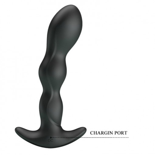 Vibrator anal din silcon neted Pretty Love Anal Massager Vibrator Incepatori 13cm - Img 6
